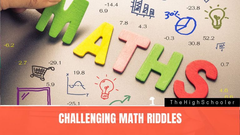30 Challenging Math Riddles For High School Students With Answers ...