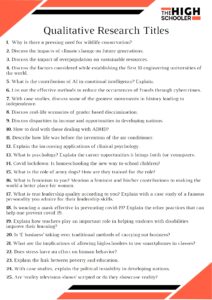 QUALITATIVE RESEARCH TITLE IDEAS ABOUT SCHOOL visual data 2