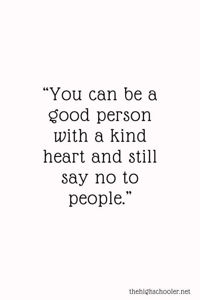 Positive Quote About Setting Boundaries
