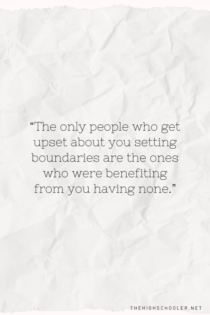 Positive Quote About Setting Boundaries