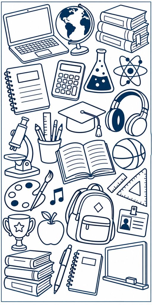 Printable High School Doodles Sheet
