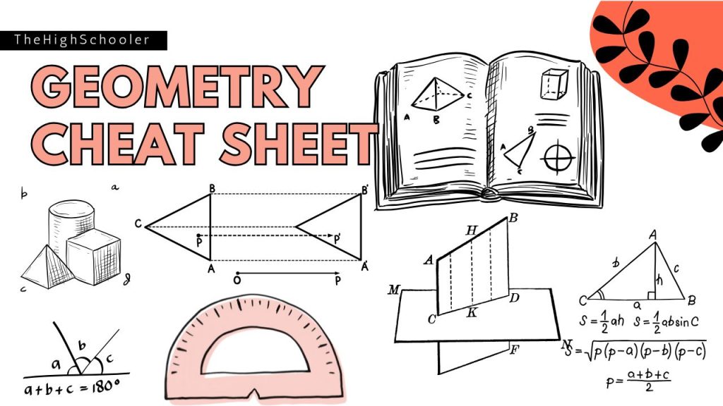 High School Geometry Cheat Sheet [Printable PDF Included]
