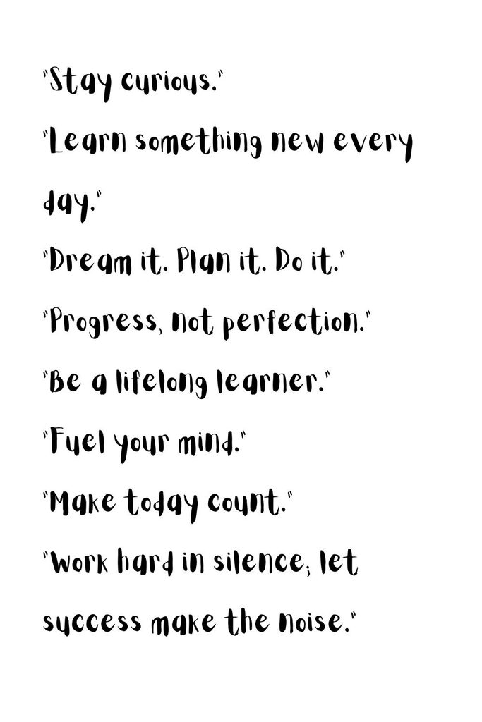 list of inspiring school quotes